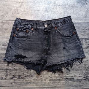 Levi's Distressed Cutoff Shorts
